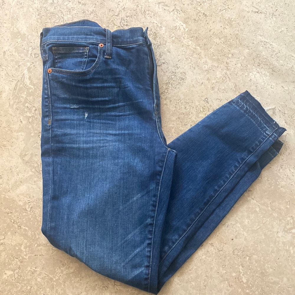 Madewell 9 in high rise skinny jean
